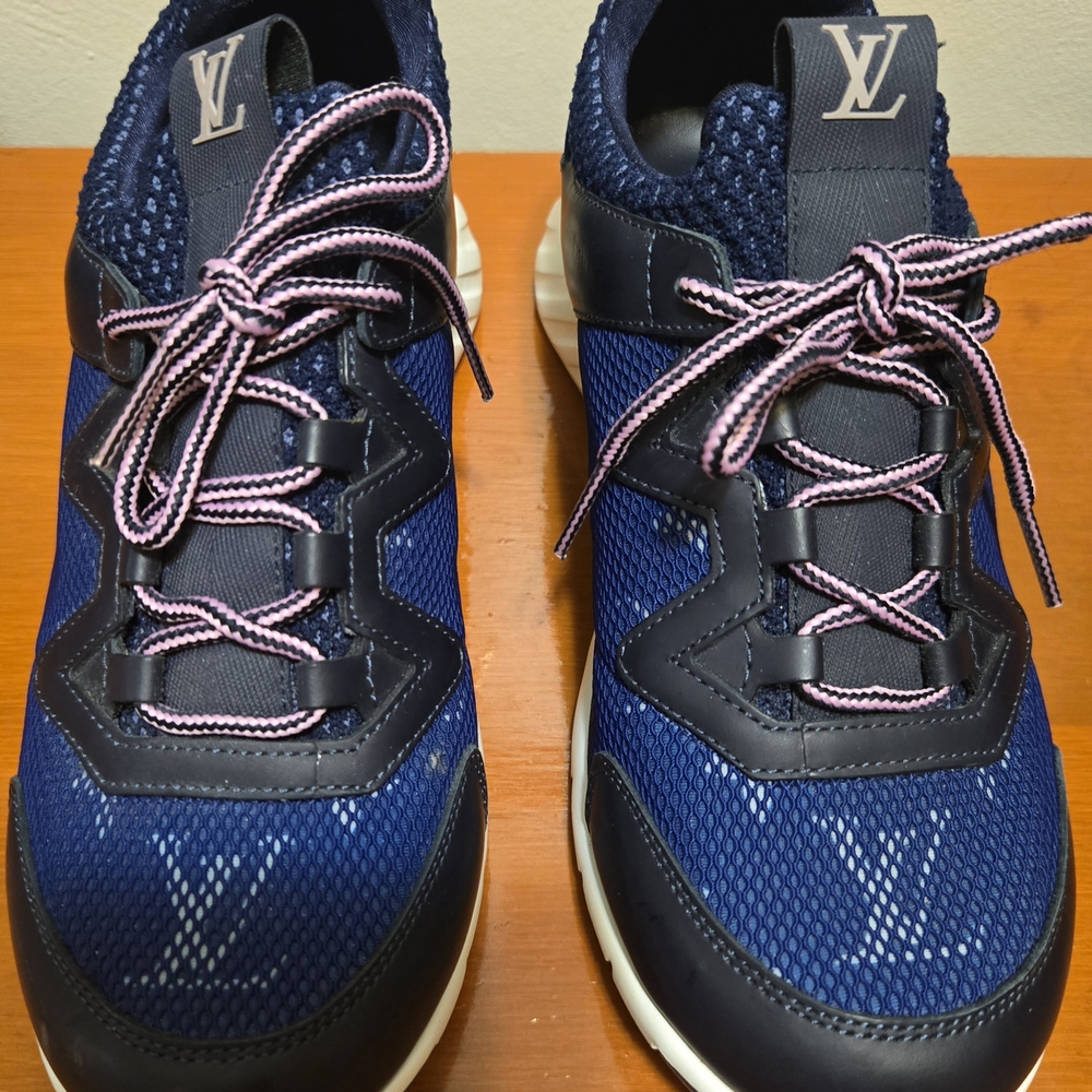 Louis Vuitton Navy and Pink Women's Sneakers